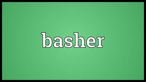 busher meaning tagalog